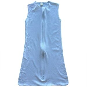 Laughing Giraffe Sleeveless White Zip Front Sleep Sack